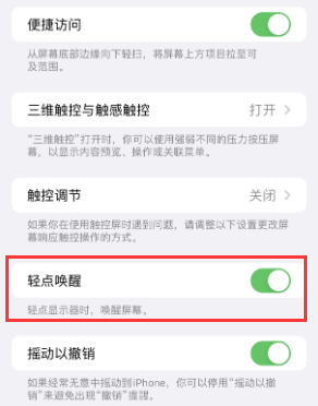 隆尧苹果授权维修站分享iPhone轻点无法唤醒怎么办