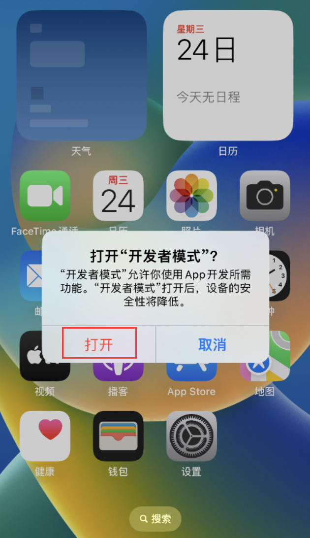 隆尧苹果手机维修分享如何打开开发者模式 
