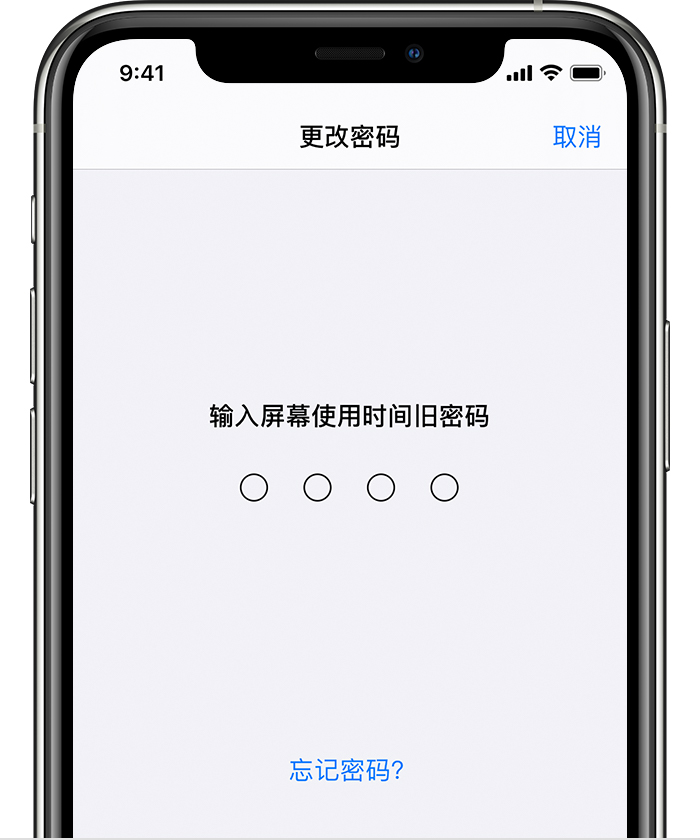 隆尧苹果手机维修分享iOS 14 忘记屏幕使用时间密码怎么办 